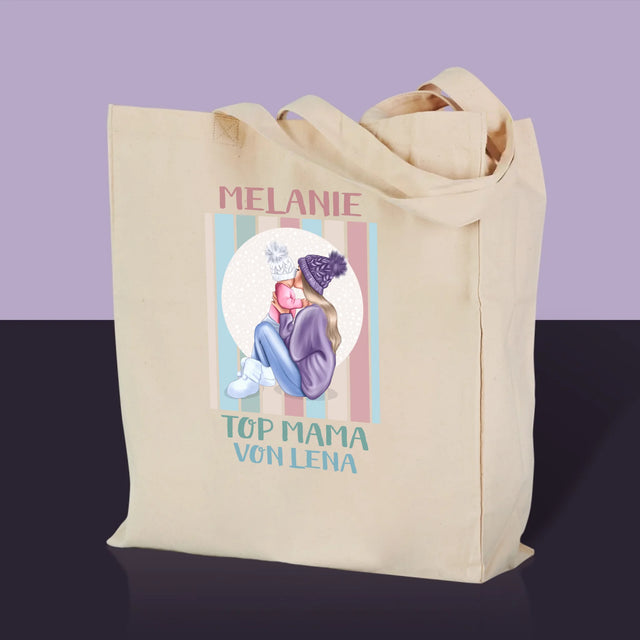 Charakter-Ersteller: Top Mama – bedruckte Canvas-Tasche | DE