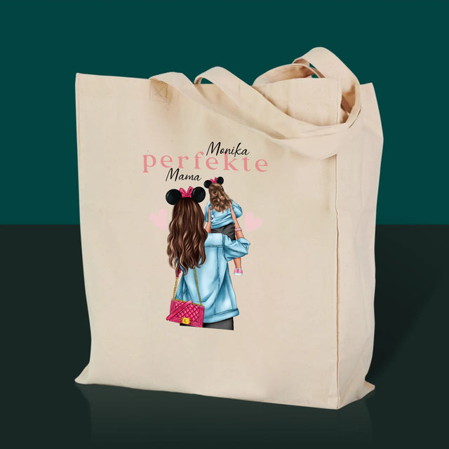 Charakter-Ersteller: Perfect Mom – bedruckte Canvas-Tasche | DE