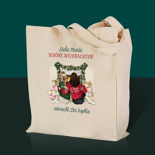 Charakter-Ersteller: Weihnachtsfreunde – Canvas-Tasche | DE