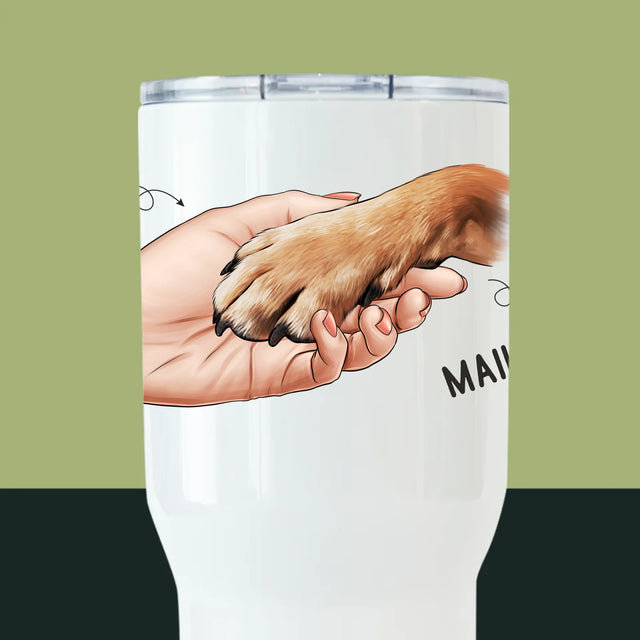 Avatar Creator: Hundemama - Thermobecher Weiß