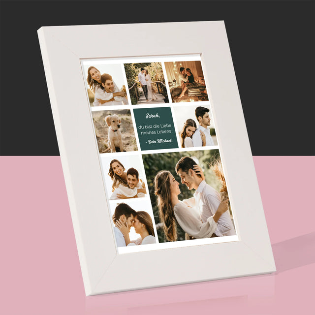 Fotocollage: Liebe Collage - Bilderrahmen