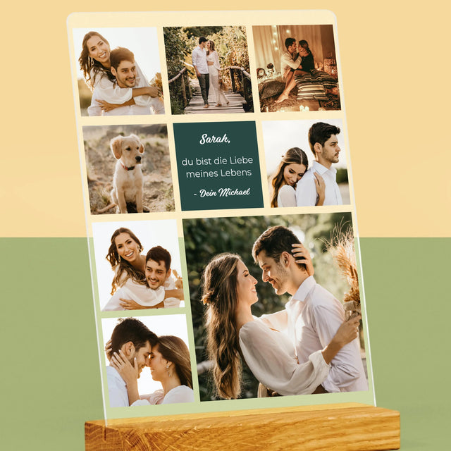 Fotocollage: Liebe Collage - Druck Auf Acrylglas