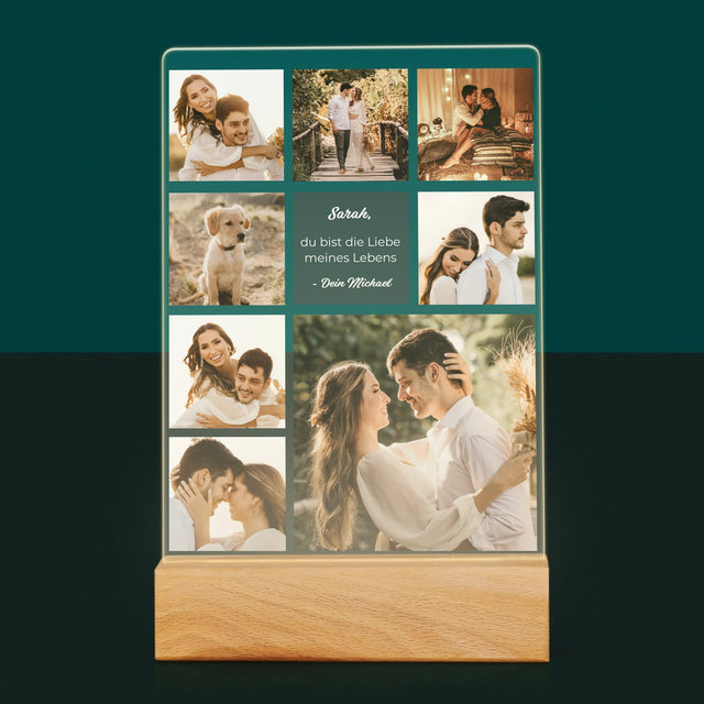 Fotocollage: Liebe Collage - Druck Auf Acrylglas