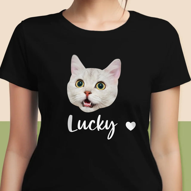 Ihr Avatar: Der Kopf Deines Kätzchens - T-Shirt Für Damen