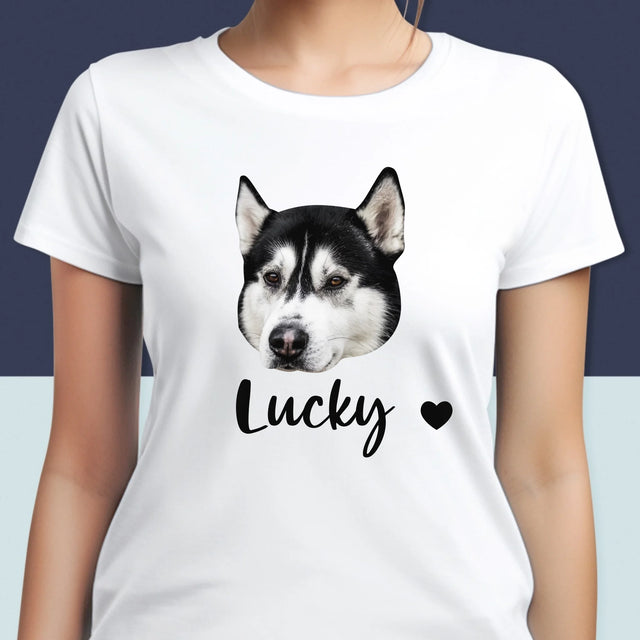 Ihr Avatar: Der Kopf Deines Hundes - T-Shirt Für Damen