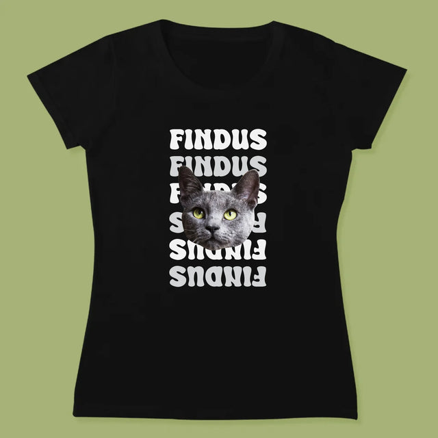 Ihr Avatar: Haustierfoto Mit Namen - T-Shirt Für Damen