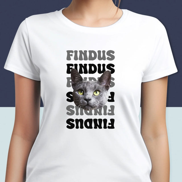 Ihr Avatar: Haustierfoto Mit Namen - T-Shirt Für Damen