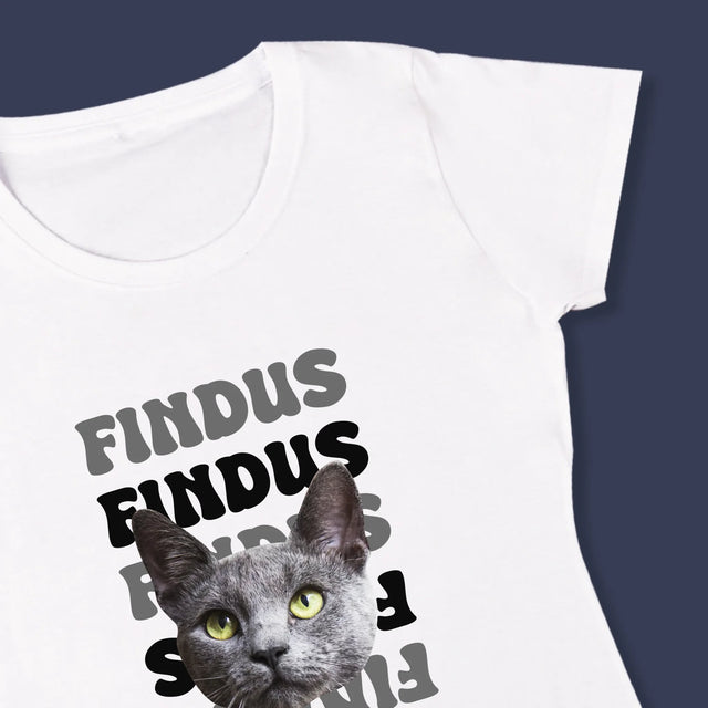 Ihr Avatar: Haustierfoto Mit Namen - T-Shirt Für Damen