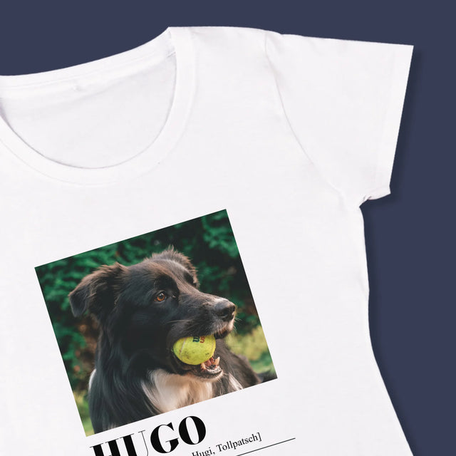Foto Und Unterschrift: Haustier Definition - T-Shirt Für Damen