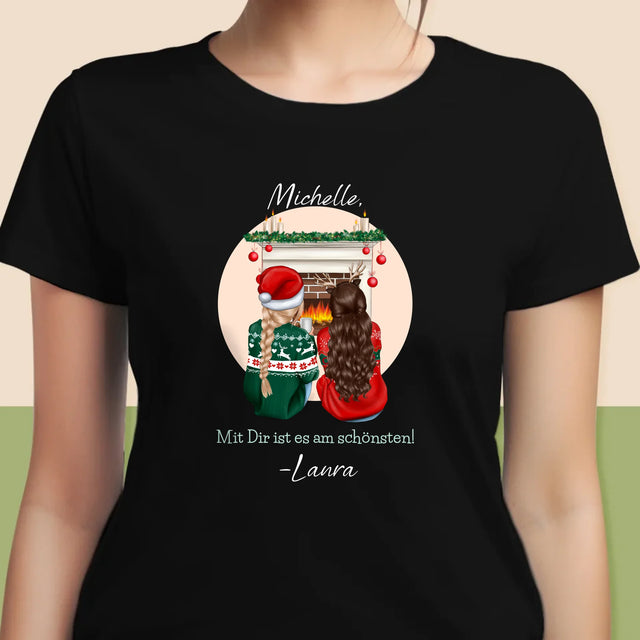 Avatar Creator: Beste Freundinnen Weihnachten - T-Shirt Für Damen