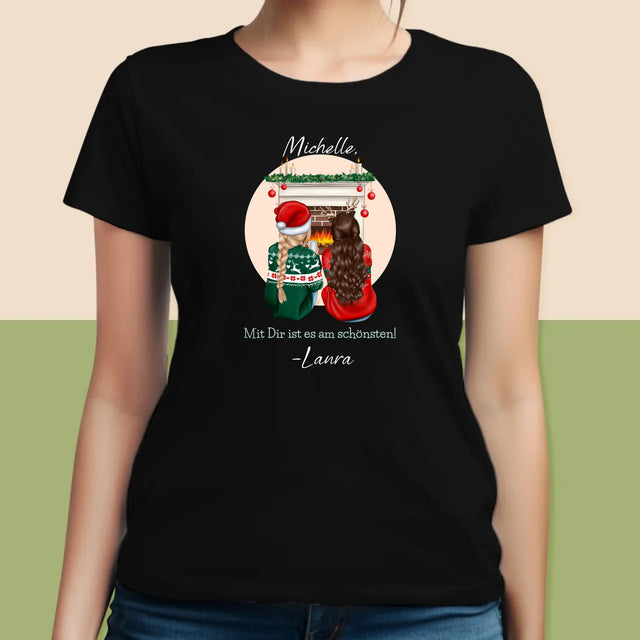 Avatar Creator: Beste Freundinnen Weihnachten - T-Shirt Für Damen
