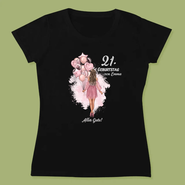 Avatar Creator: Geburtstag Luftballons - T-Shirt Für Damen