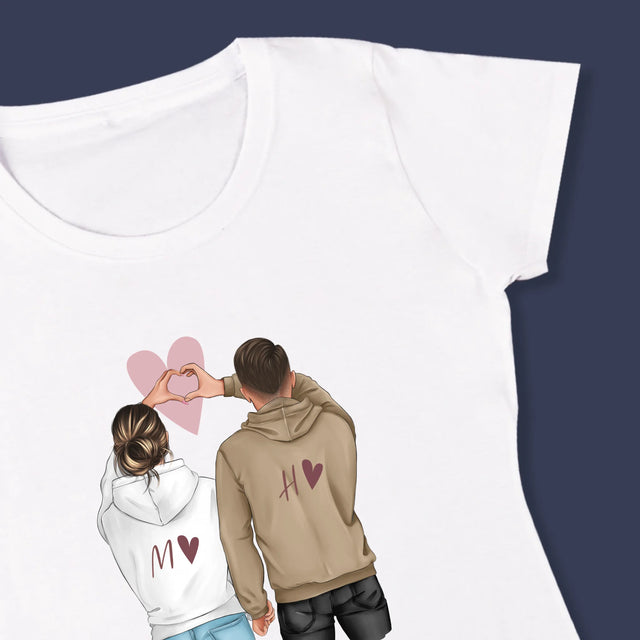 Avatar Creator: Paar Herz - T-Shirt Für Damen