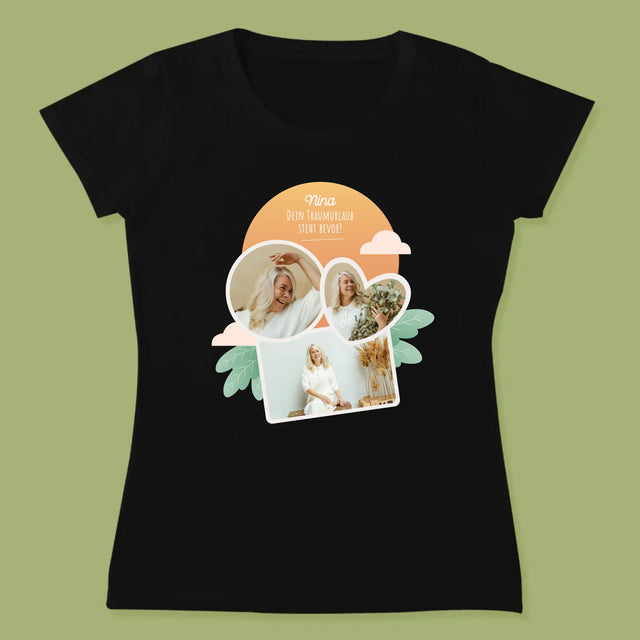 Fotocollage: Traumurlaub - T-Shirt Für Damen