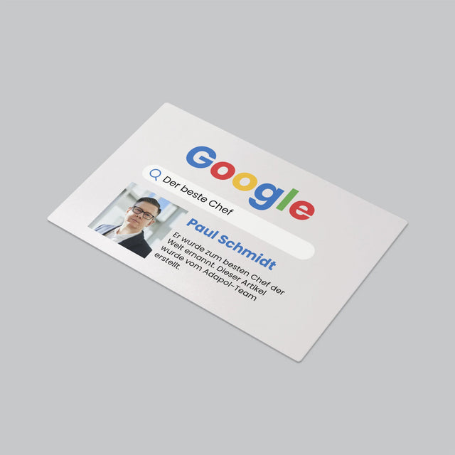 Foto Und Unterschrift: Bester Chef Google Ergebnis - Schreibtischunterlage
