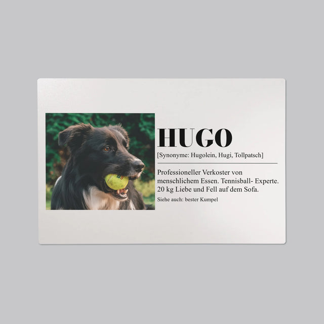 Foto Und Unterschrift: Haustier Definition - Schreibtischunterlage