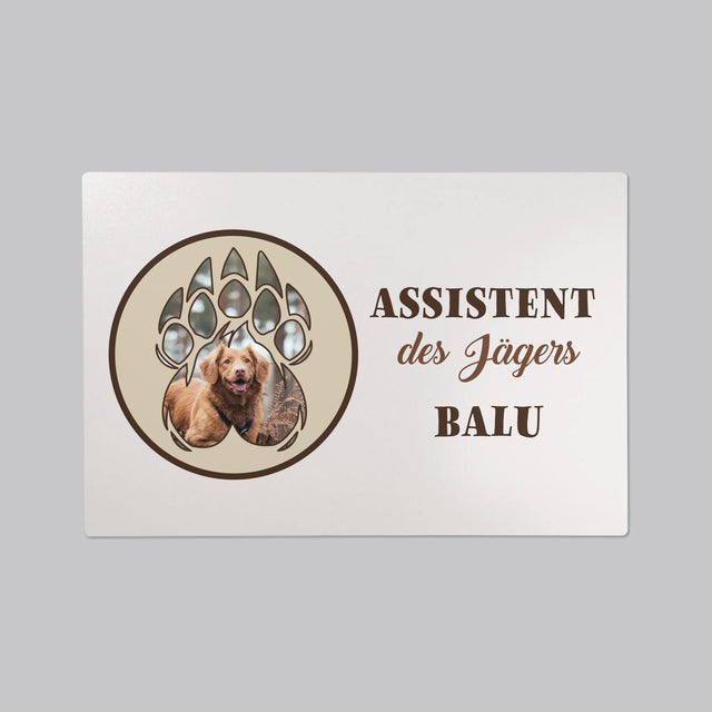 Form-Collage: Assistent Des Jägers - Schreibtischunterlage