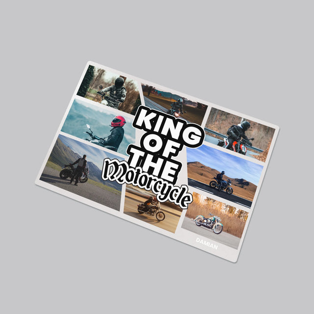 Fotocollage: King Of The Motorcycle - Schreibtischunterlage
