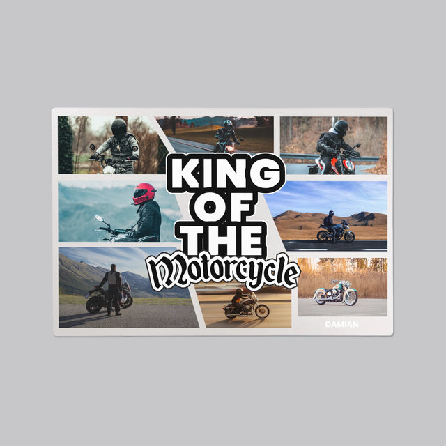 Fotocollage: King Of The Motorcycle - Schreibtischunterlage