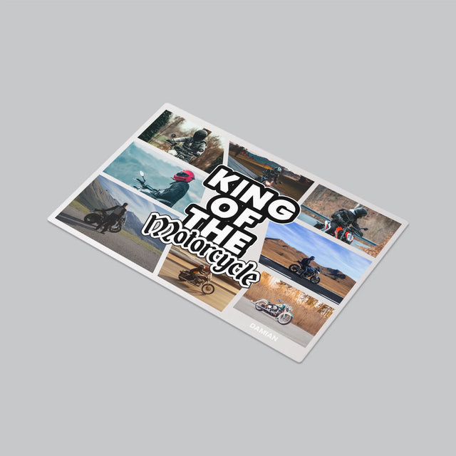 Fotocollage: King Of The Motorcycle - Schreibtischunterlage
