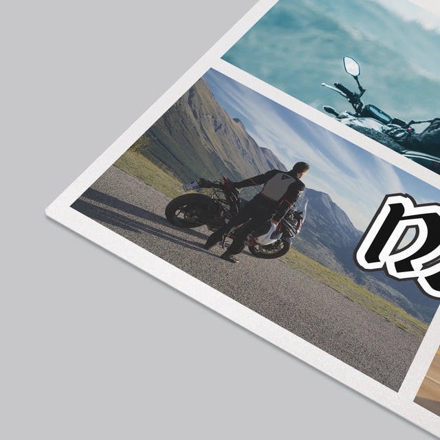 Fotocollage: King Of The Motorcycle - Schreibtischunterlage