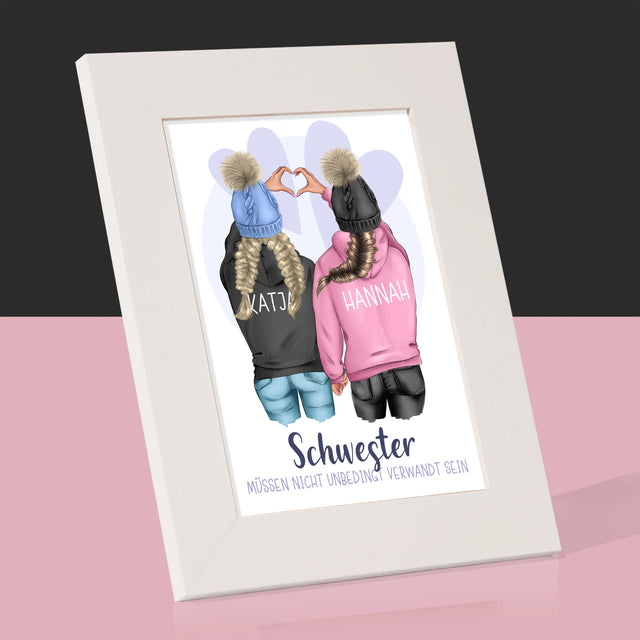 Avatar Creator: Winter Freundinnen - Bilderrahmen