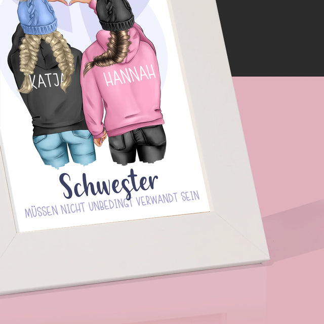 Avatar Creator: Winter Freundinnen - Bilderrahmen