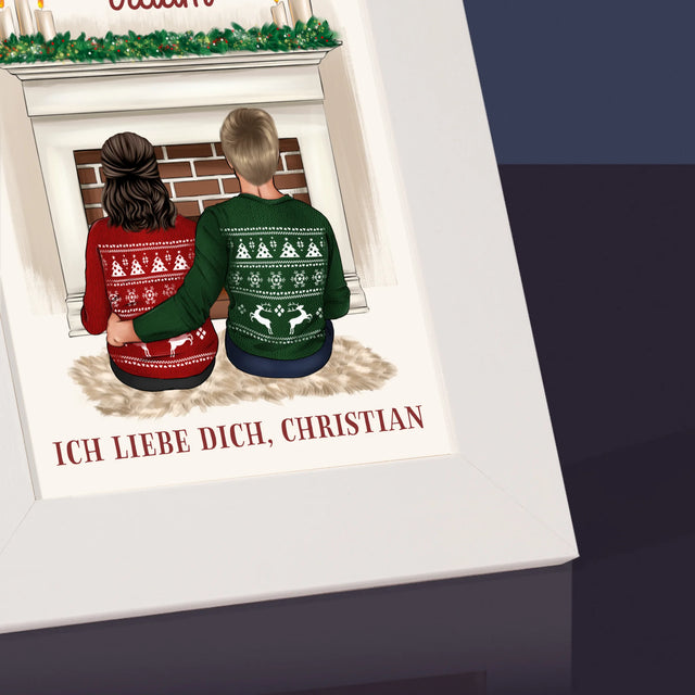 Avatar Creator: Weihnachtspaar - Bilderrahmen