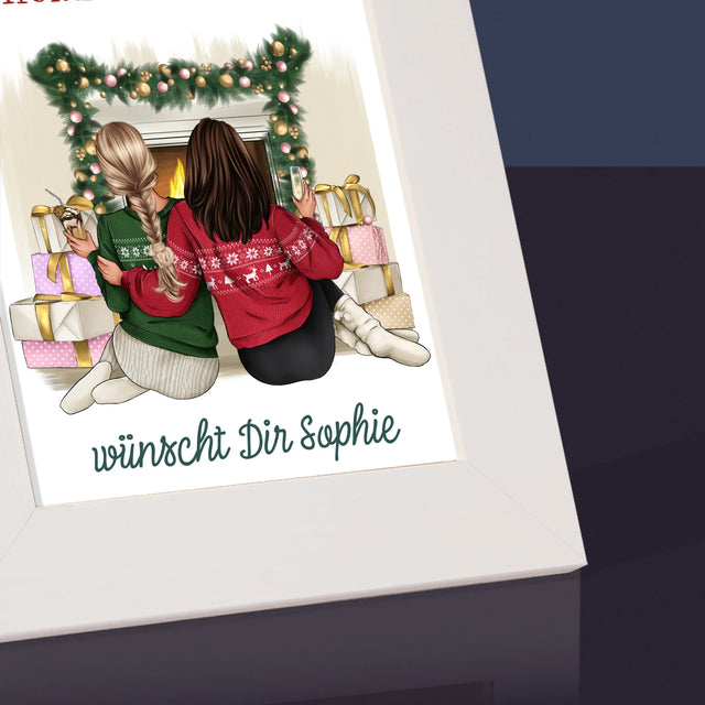 Avatar Creator: Weihnachten Freundinnen - Bilderrahmen