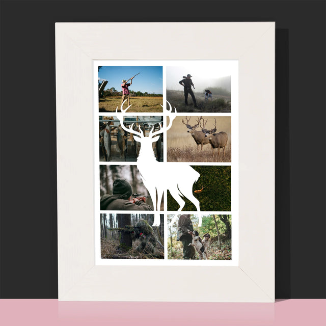 Fotocollage: Der Jäger - Bilderrahmen