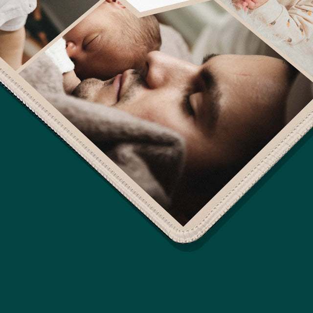 Fotocollage: Für Unseren Papa - Mauspad