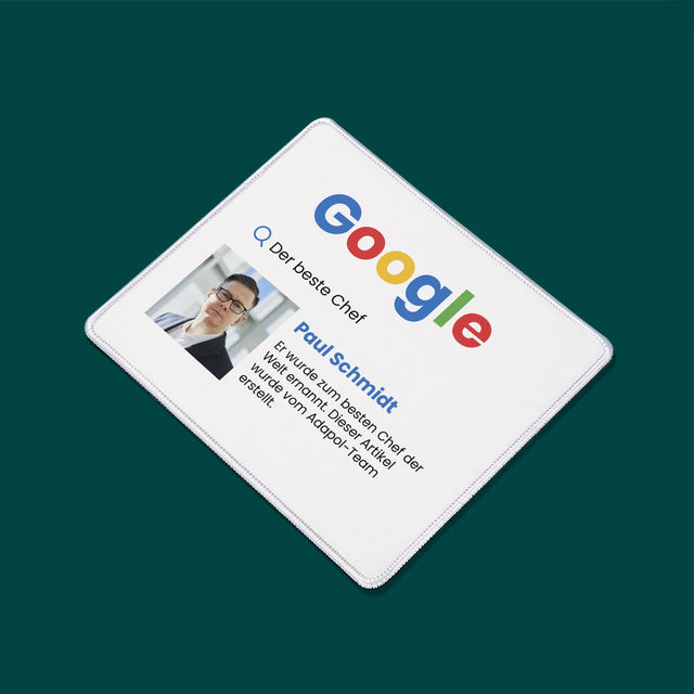 Foto Und Unterschrift: Bester Chef Google Ergebnis - Mauspad