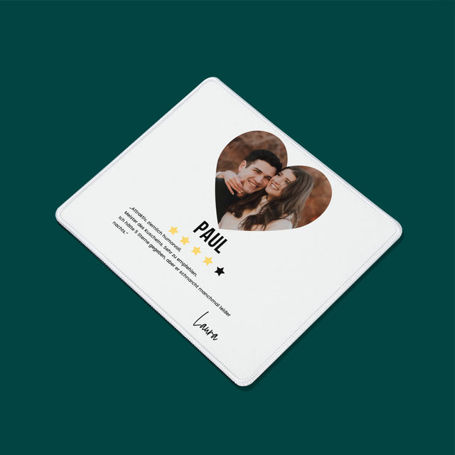 Foto Und Unterschrift: Bester Freund-Empfohlen - Mauspad