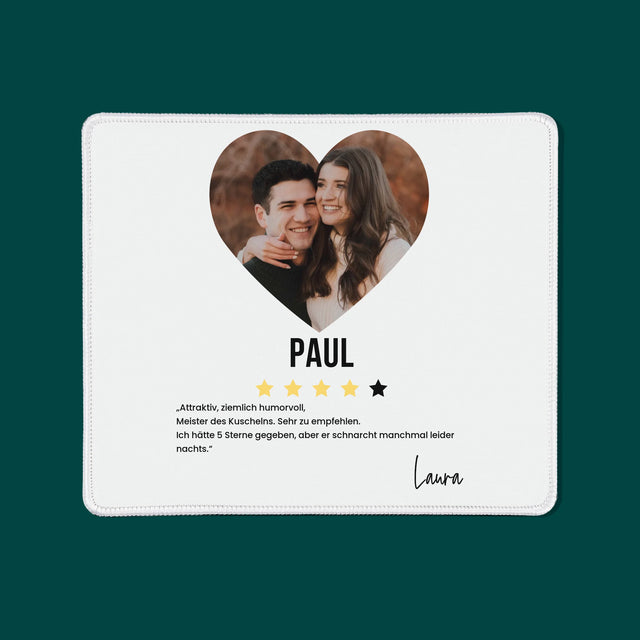 Foto Und Unterschrift: Bester Freund-Empfohlen - Mauspad