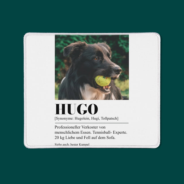 Foto Und Unterschrift: Haustier Definition - Mauspad