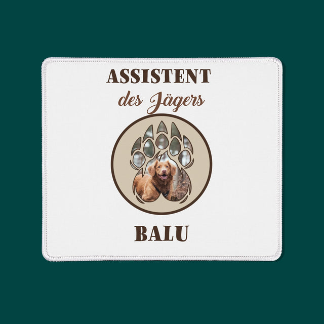 Form-Collage: Assistent Des Jägers - Mauspad