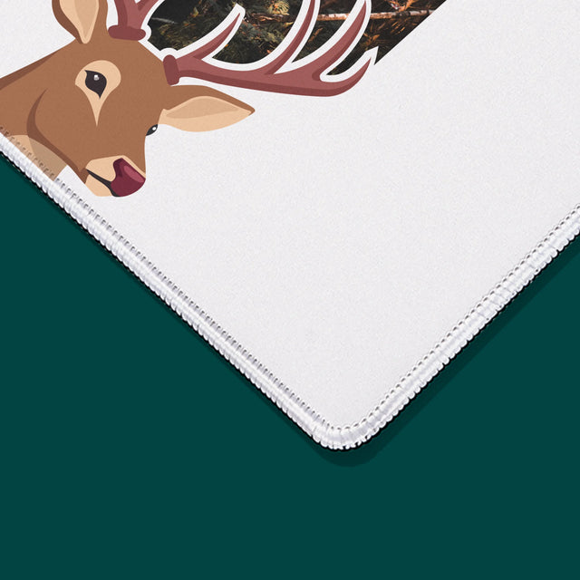 Foto Und Unterschrift: Der Hirsch - Mauspad