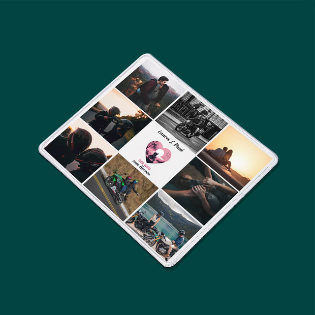 Fotocollage: Der Weg Zum Herzen - Mauspad