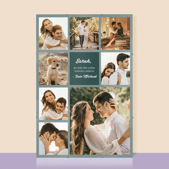 Fotocollage: Liebe Collage - Poster