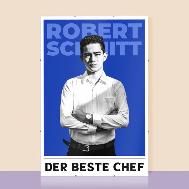 Foto Und Unterschrift: Bester Chef - Poster