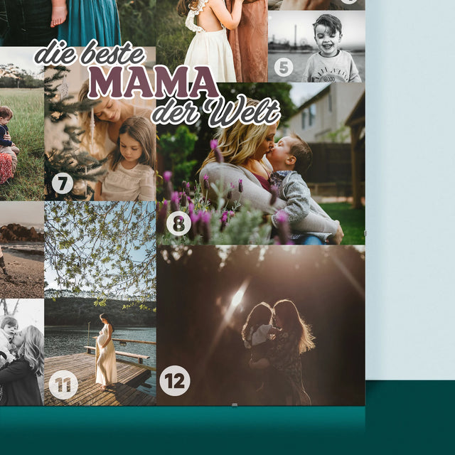 Fotocollage: Beste Mama Der Welt - Poster