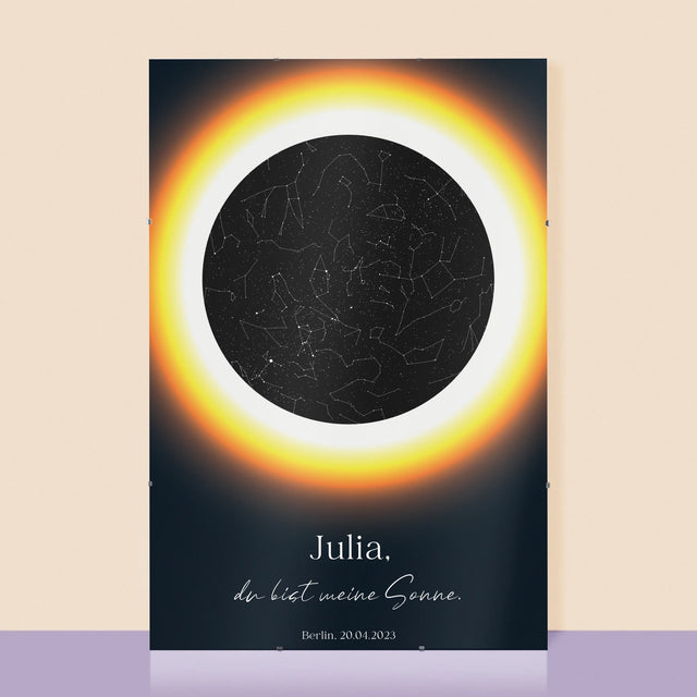 Sternkarte: Sternkarte: Du Bist Meine Sonne - Poster