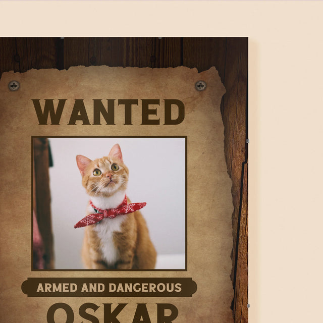 Foto Und Unterschrift: Haustier Wanted - Poster