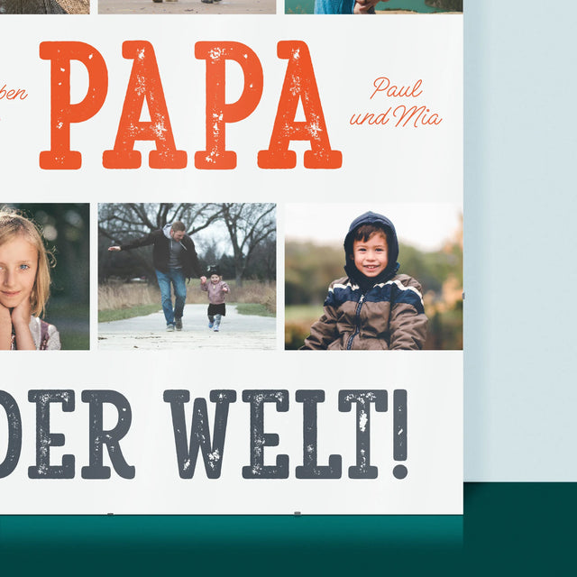 Fotocollage: Bester Papa Der Welt Fotos - Poster