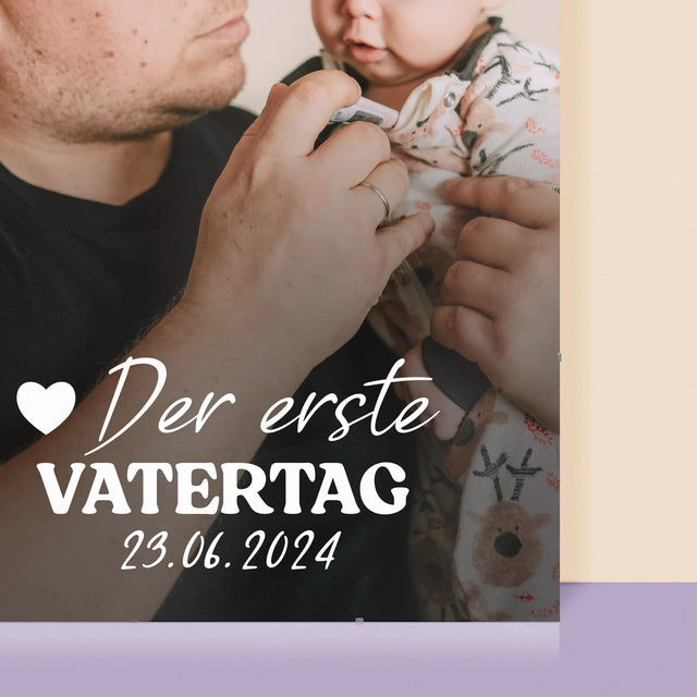Foto Und Unterschrift: Erster Vatertag - Poster