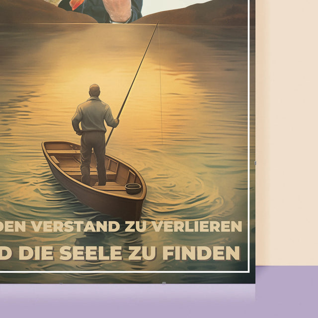 Foto Und Unterschrift: Ich Gehe An Den See - Poster