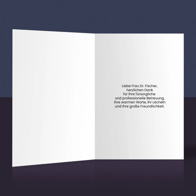 Name Und Unterschrift: Ich Heile, Helfe - Glückwunschkarte