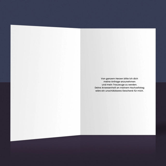 Name Und Unterschrift: Vip-Ticket- Trauzeuge - Glückwunschkarte