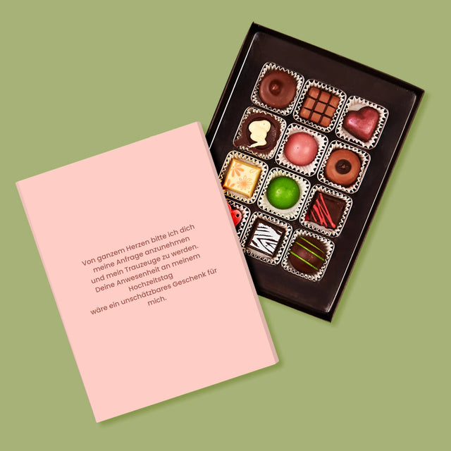 Name Und Unterschrift: Ohne Dich Gehe Ich Nicht - Pralinen