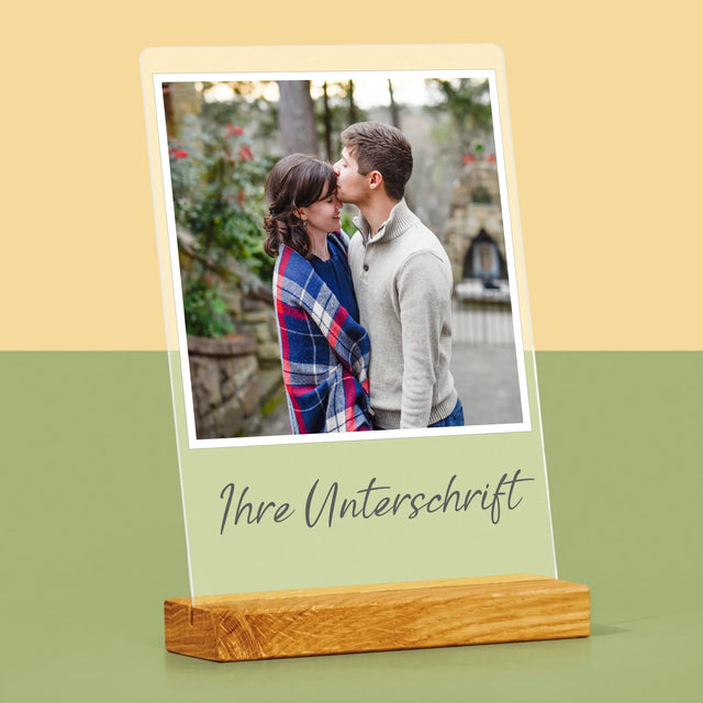Foto Und Unterschrift: Foto Und Unterschrift - Druck Auf Acrylglas